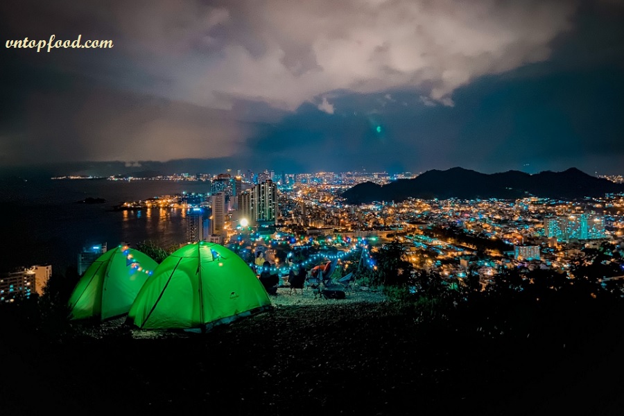 Cắm trại qua đêm trên núi Cô Tiên