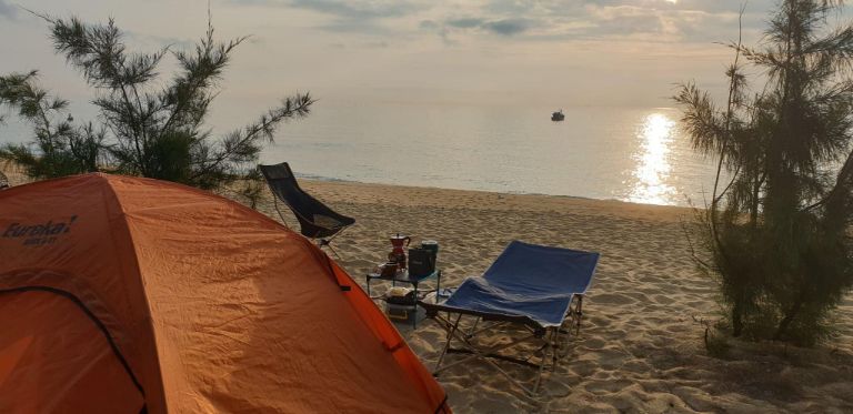 Cắm trại tại Bãi Ôm - Bãi Rạng Phú Yên