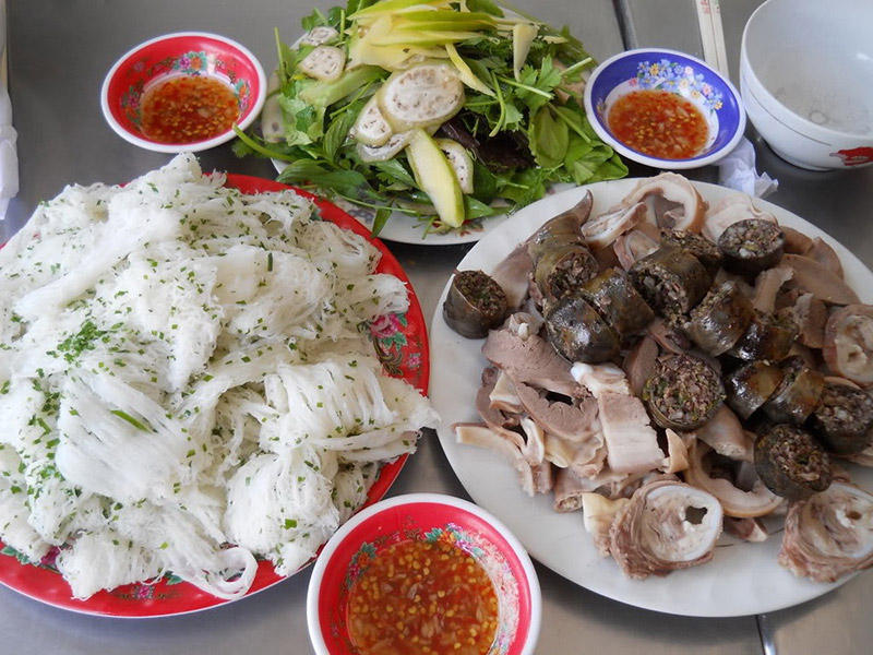 Bánh hỏi lòng heo - Món ăn ngon Ninh Thuận